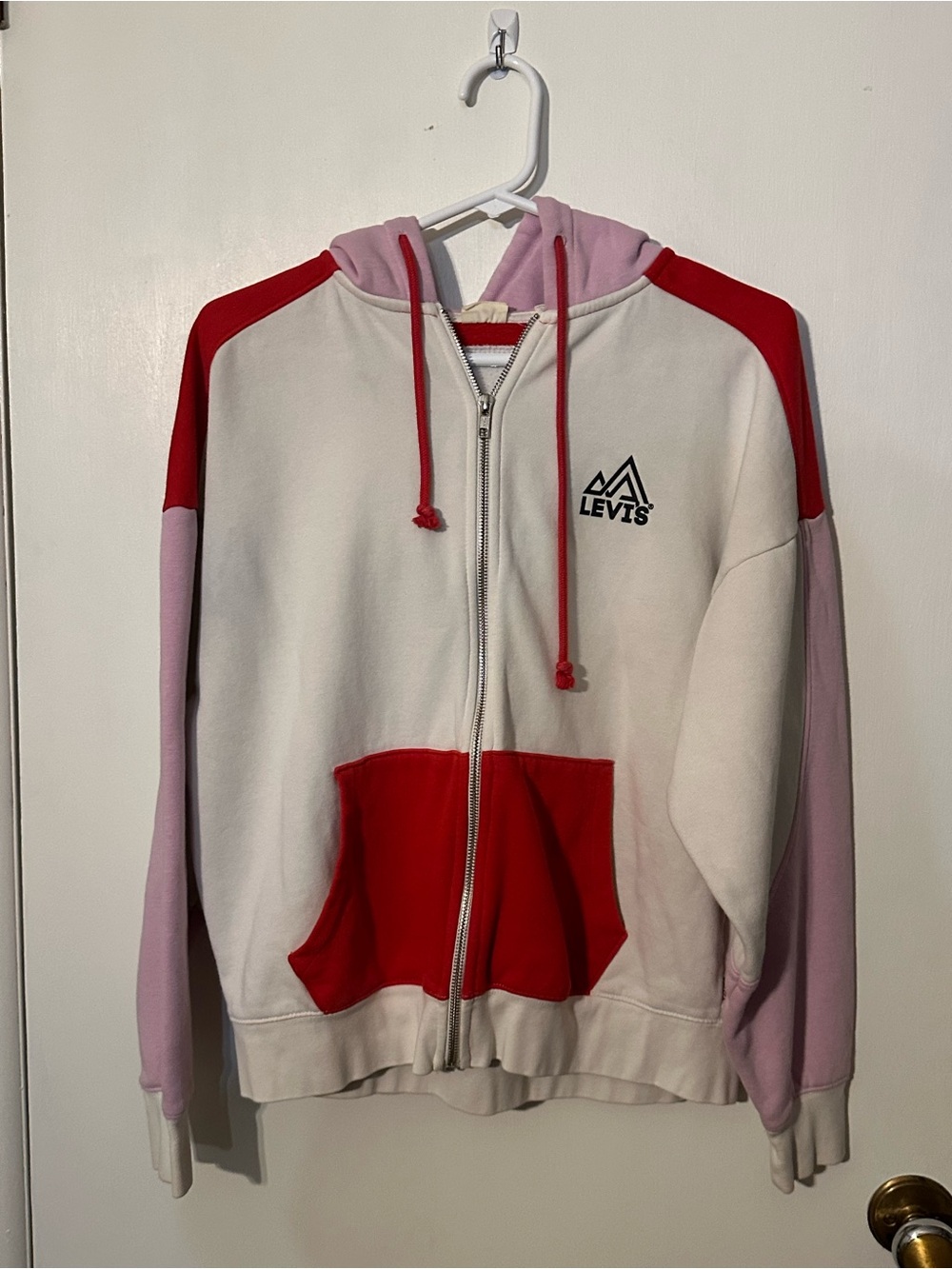 Levi's women’s. Colorblock full Zip Hoodie - xs